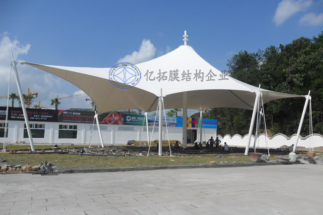 ��ʩˮ����԰��ͤ������Ĥ�ṹ